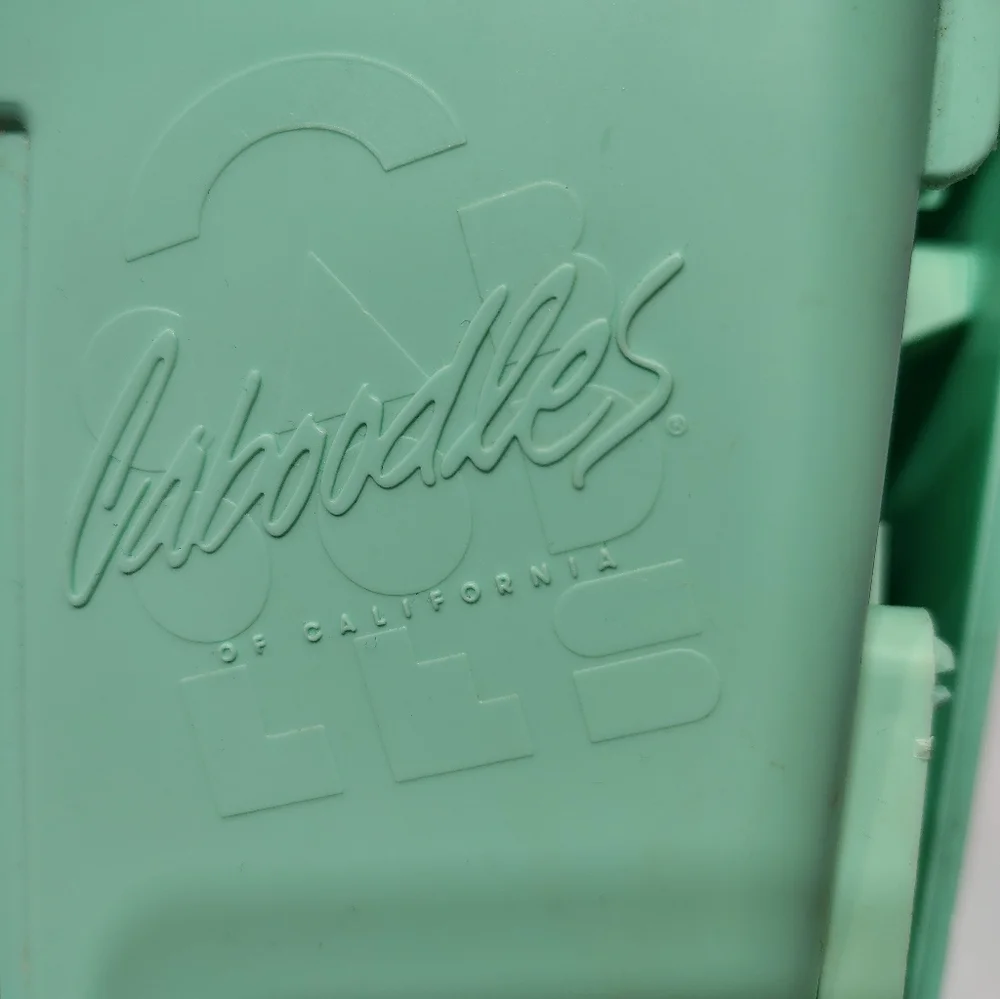 Vintage Caboodles Mint Green Makeup‎ Case Organizer 80s 90s Retro w Mirror